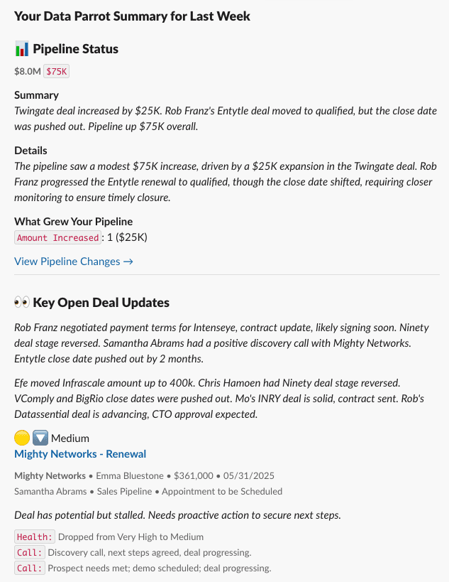 Product Update: Slack Integration and Enhanced Win Loss Analysis
