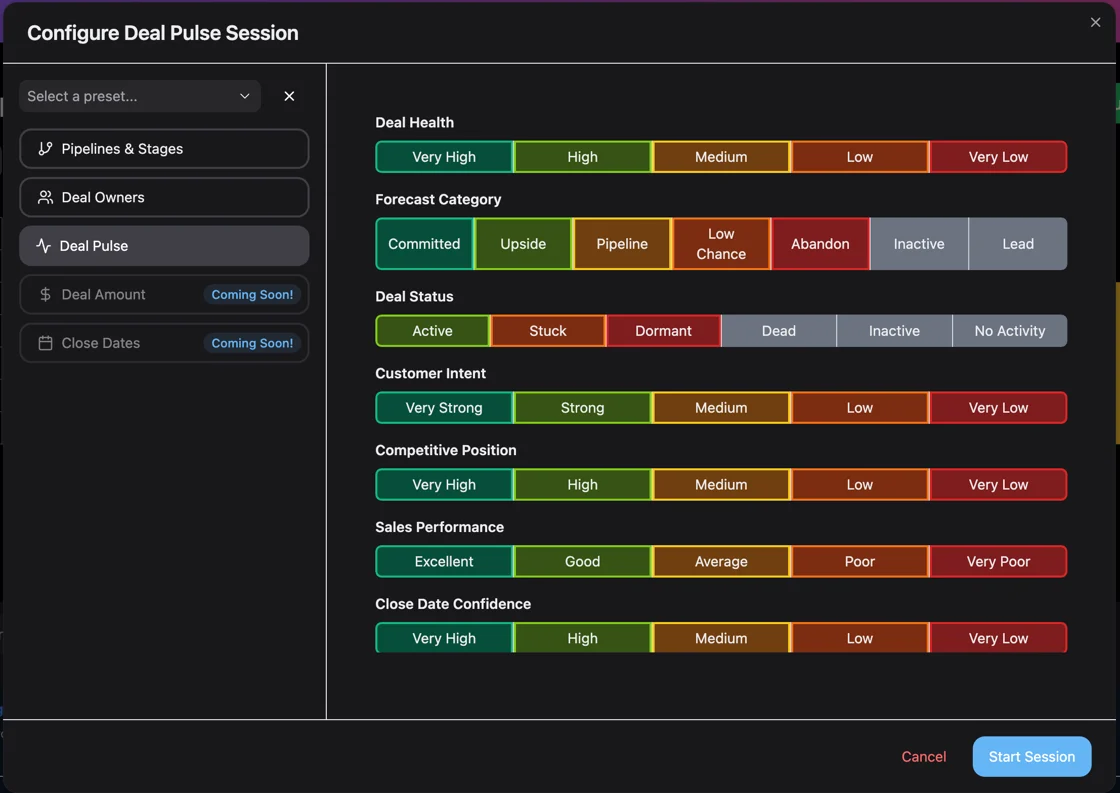Filter Deal Pulse Mode by AI Feedback
